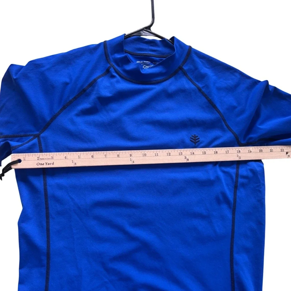 Coolibar Mens Rashgaurd M UPF 50 Swim Run Outdoor Adventure Beach Travel Vacay